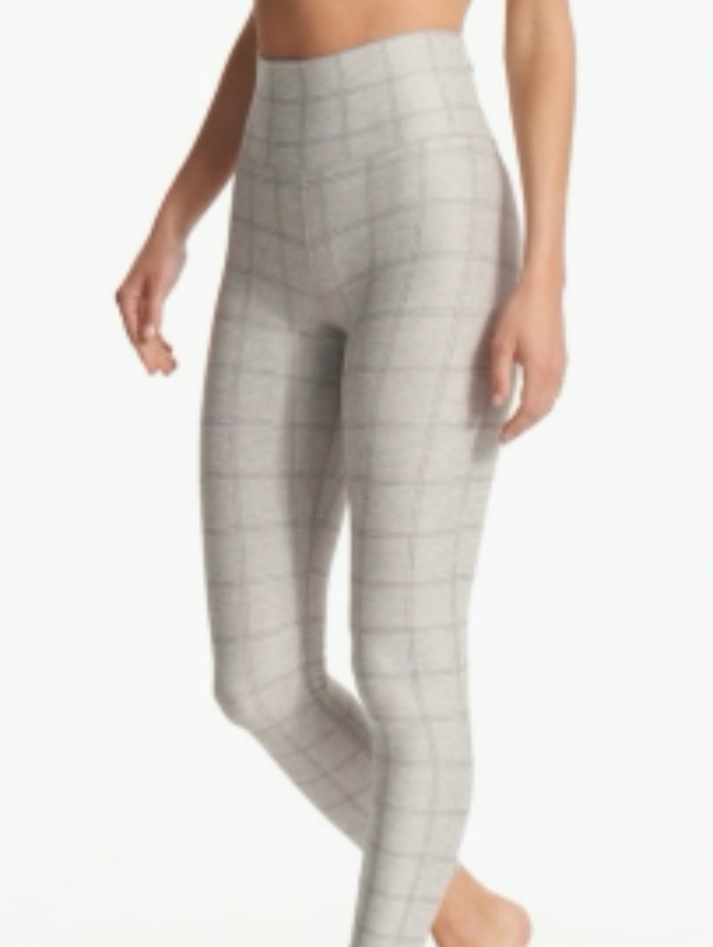 Vuori Clean Elevation Leggings M Windowpane Grid DreamKnit Move High Rise 7/8 - Picture 3 of 9
